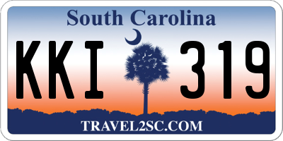 SC license plate KKI319