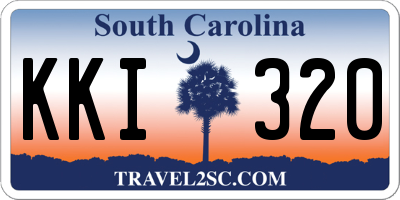 SC license plate KKI320