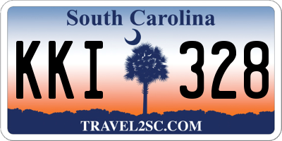 SC license plate KKI328