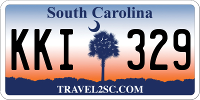 SC license plate KKI329