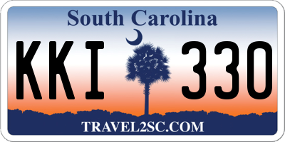 SC license plate KKI330