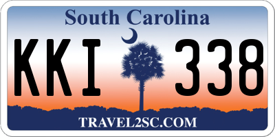 SC license plate KKI338