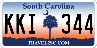 SC license plate KKI344