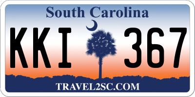 SC license plate KKI367