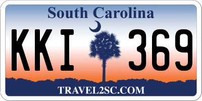 SC license plate KKI369