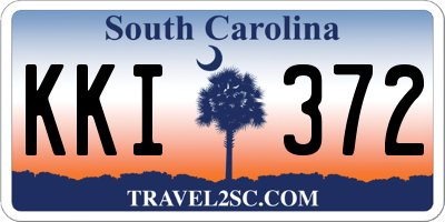 SC license plate KKI372