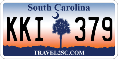 SC license plate KKI379