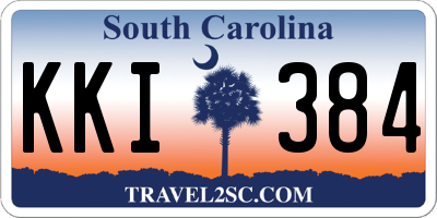 SC license plate KKI384