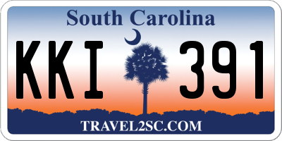 SC license plate KKI391