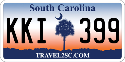SC license plate KKI399