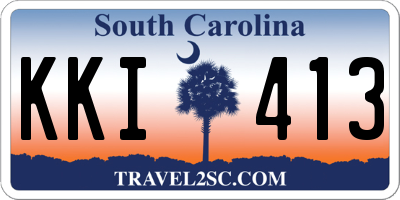SC license plate KKI413