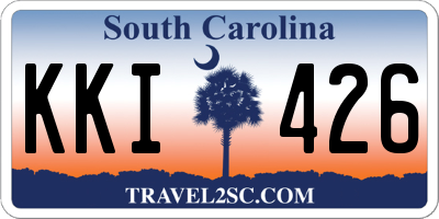 SC license plate KKI426