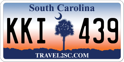 SC license plate KKI439