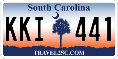 SC license plate KKI441