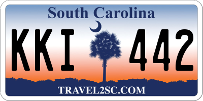 SC license plate KKI442