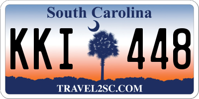SC license plate KKI448