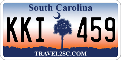 SC license plate KKI459