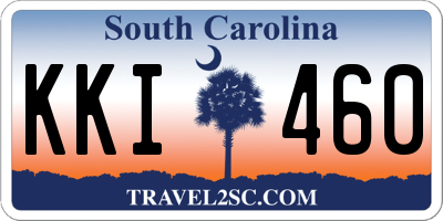 SC license plate KKI460