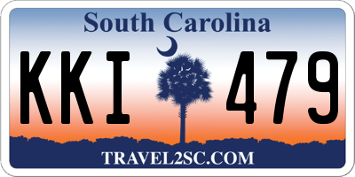 SC license plate KKI479