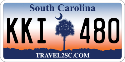 SC license plate KKI480