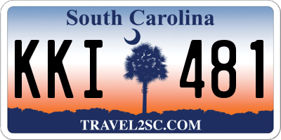 SC license plate KKI481