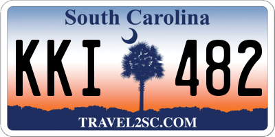 SC license plate KKI482
