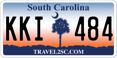SC license plate KKI484