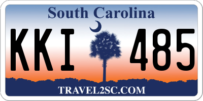 SC license plate KKI485