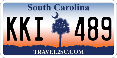 SC license plate KKI489