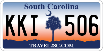 SC license plate KKI506