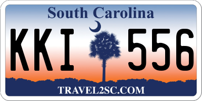 SC license plate KKI556