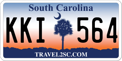 SC license plate KKI564
