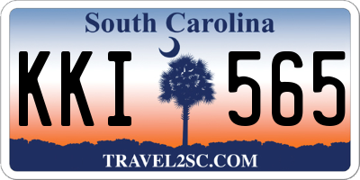 SC license plate KKI565