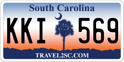 SC license plate KKI569