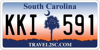 SC license plate KKI591