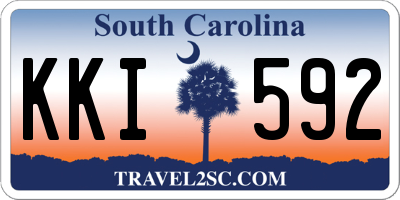 SC license plate KKI592