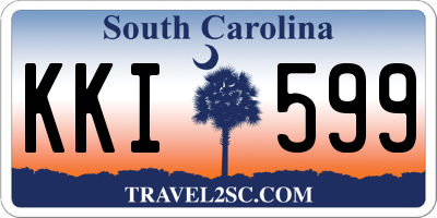 SC license plate KKI599