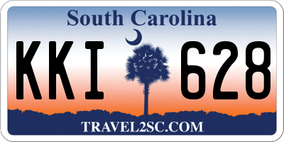 SC license plate KKI628