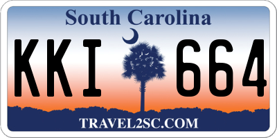 SC license plate KKI664