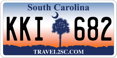 SC license plate KKI682