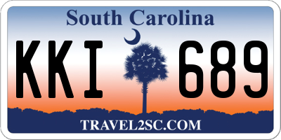 SC license plate KKI689