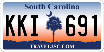 SC license plate KKI691