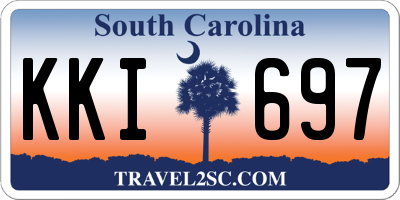 SC license plate KKI697