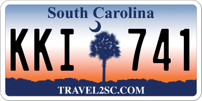 SC license plate KKI741