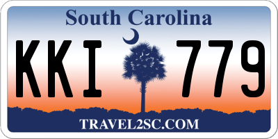 SC license plate KKI779