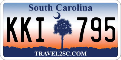 SC license plate KKI795