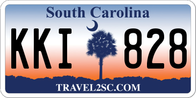 SC license plate KKI828