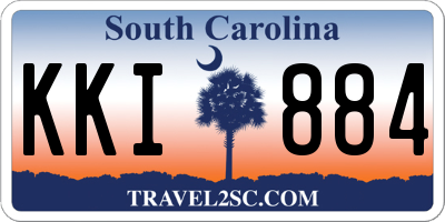 SC license plate KKI884