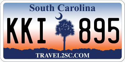 SC license plate KKI895
