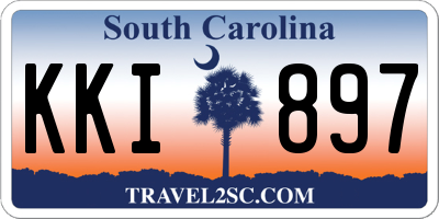 SC license plate KKI897
